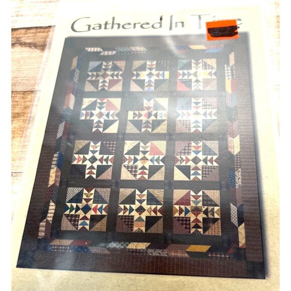 Gathered In Time Quilt Pattern #144 By Geoffs Mom Pattern Co. 72" X 88" Design U - Picture 2 of 3